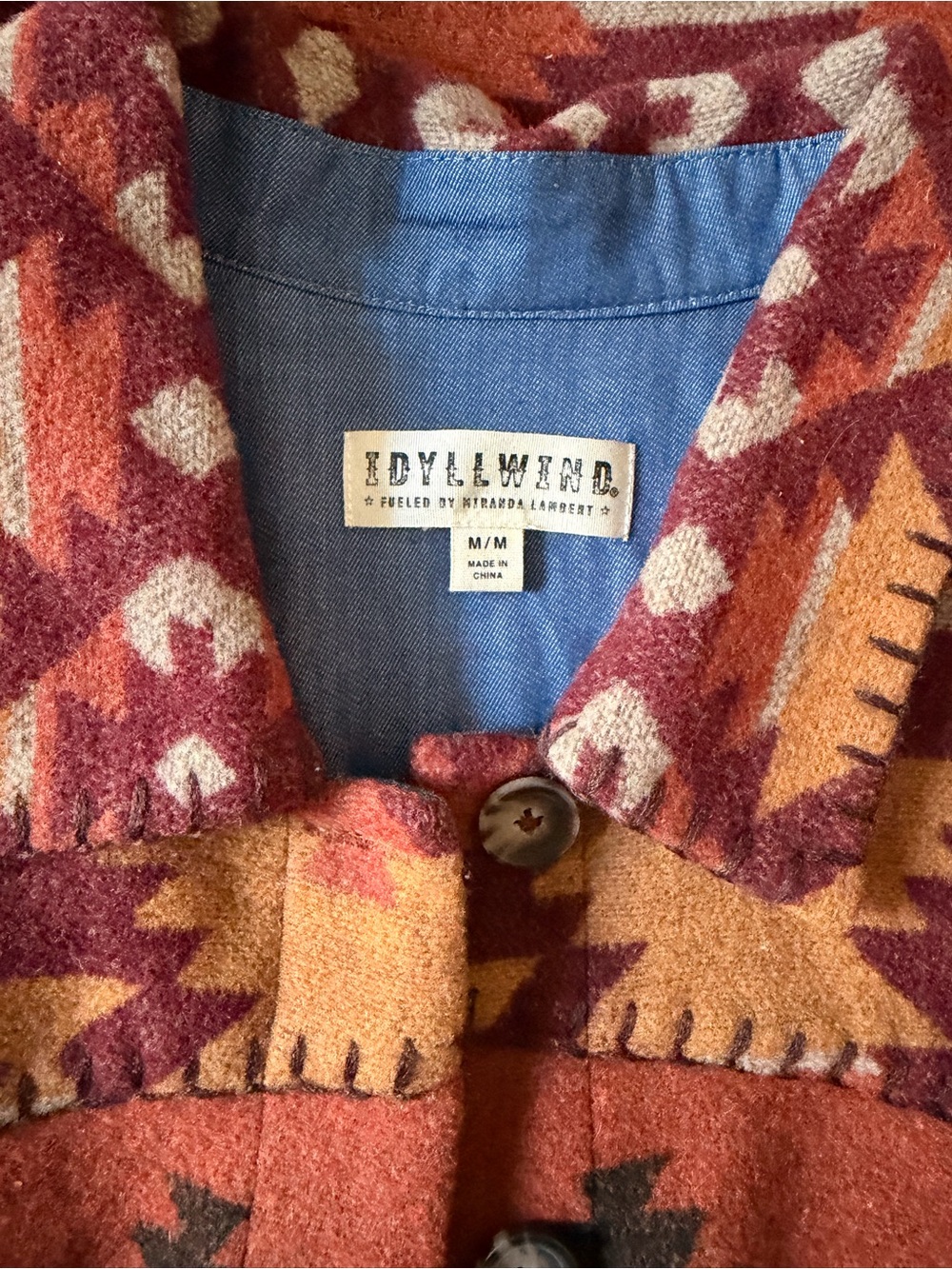 Idyllwind Aztec style Coat - Picture 5 of 5